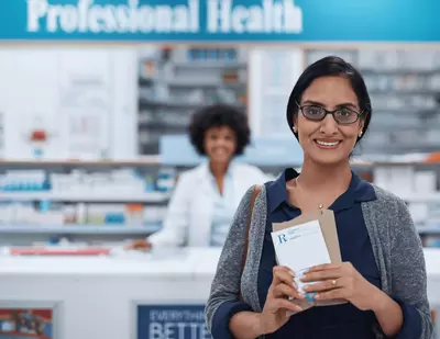 woman at her local pharmacy