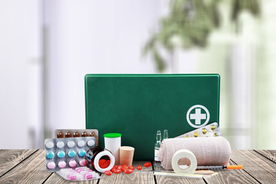 first aid kit and supplies 